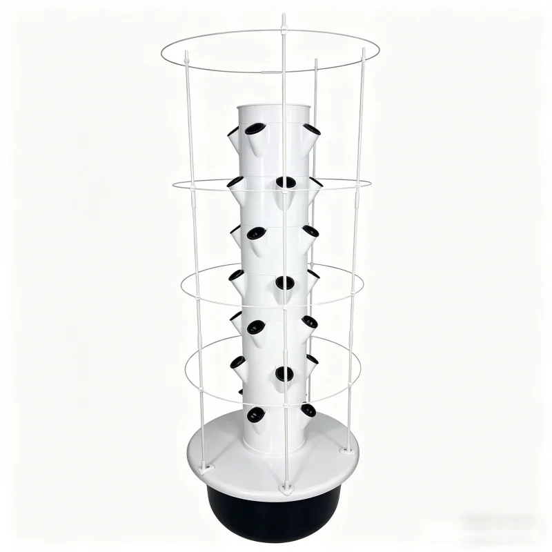Smart Garden Vertical Planter - 7-stöckiger vertikaler Hydroponik-Turm mit Rankgitter für