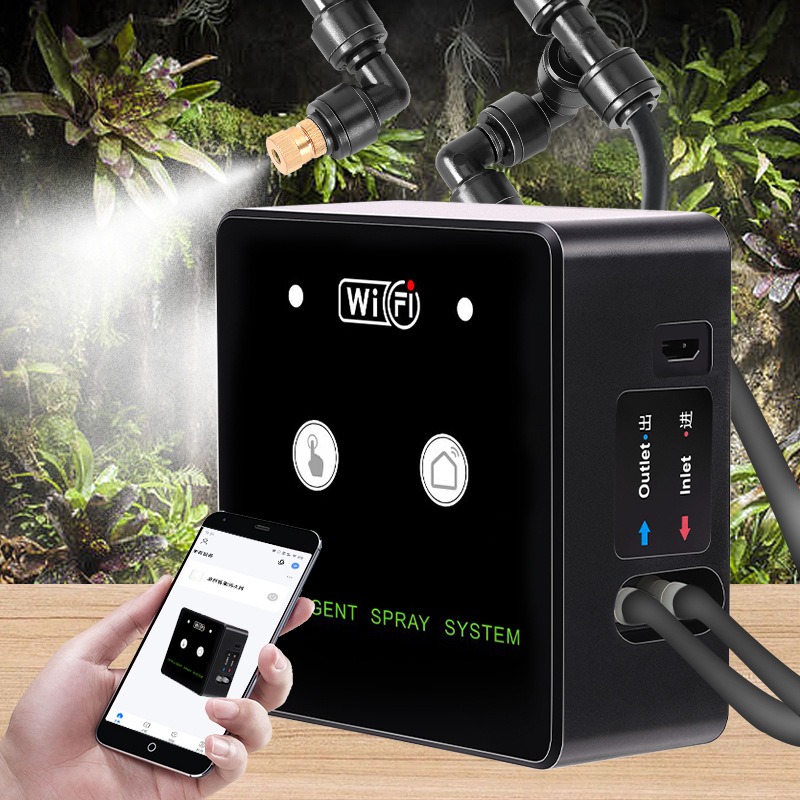 Smart Garden Irrigation System - Rainforest Sprayer WiFi-Steuerung Automatischer Nebel Regenwald