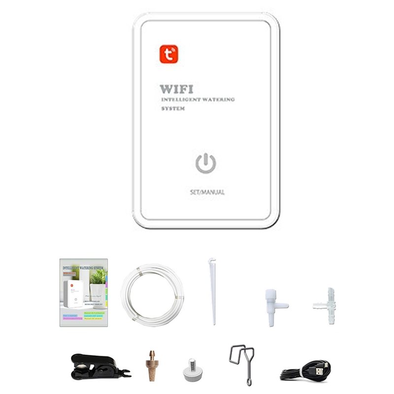 Smart Garden Irrigation - Automatisches Tropfbewässerungssystem-Set Tuya Smart WLAN Garten-Bewässerungssteuerung