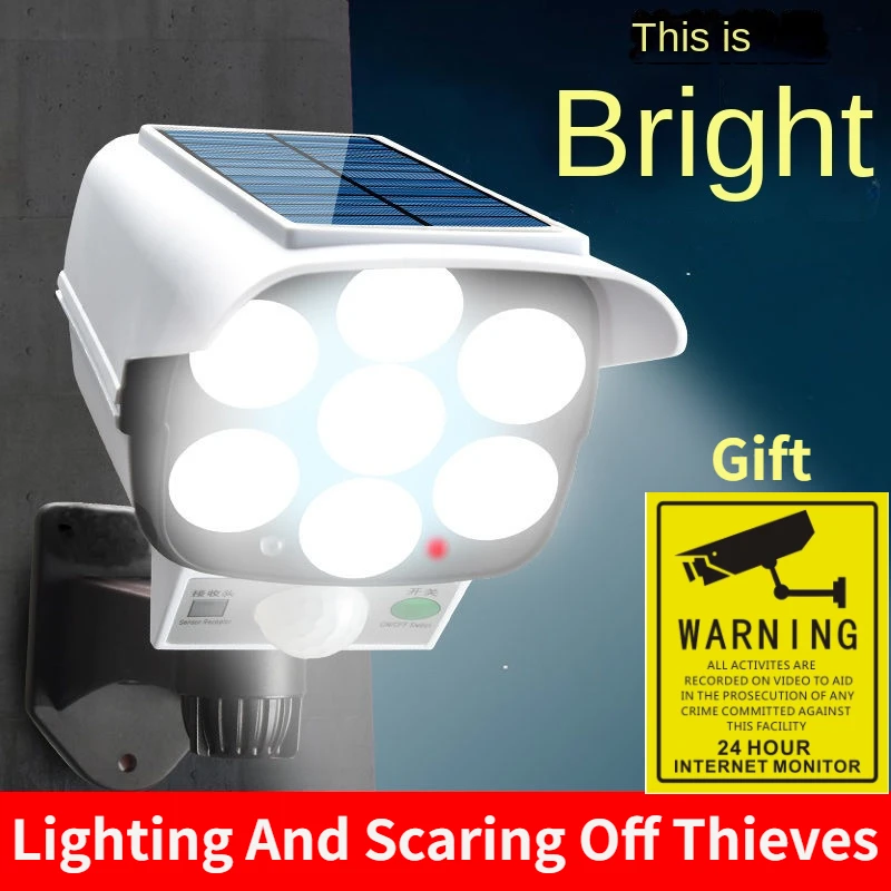 Smart Garden Light Camera - Outdoor Solar Licht Motion Sensor Sicherheit