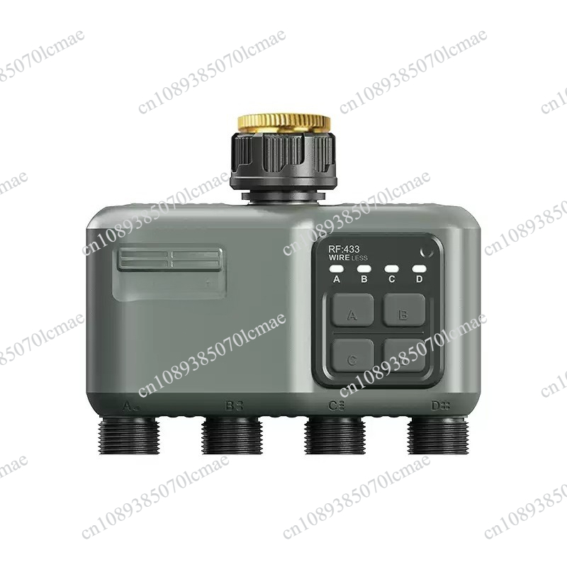 Smart Garden Irrigation - Intelligentes, ferngesteuertes 4-Wege-Automatisches Gartenbewässerungssystem, WLAN-Bewässerungstimer für