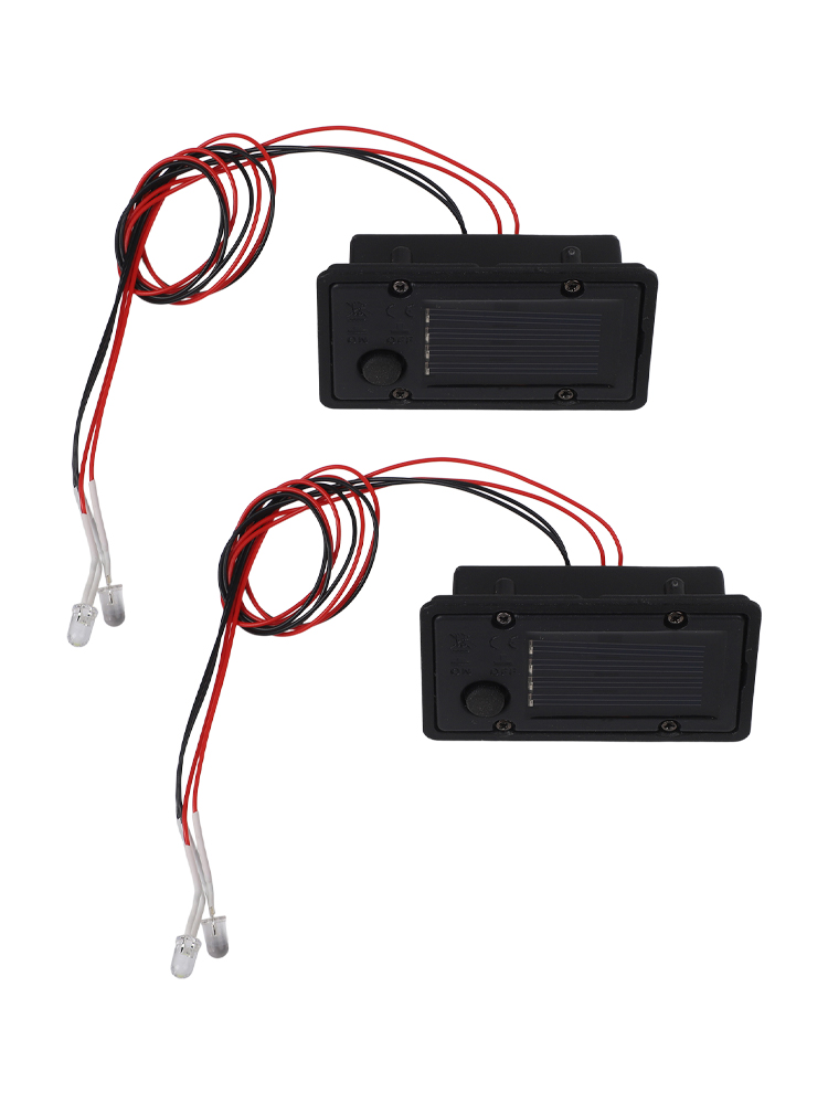Smart Garden Light Camera - 2 Stück Solar-Lichtboxen-Ersatzoberteile mit LED-Lampen, einfache