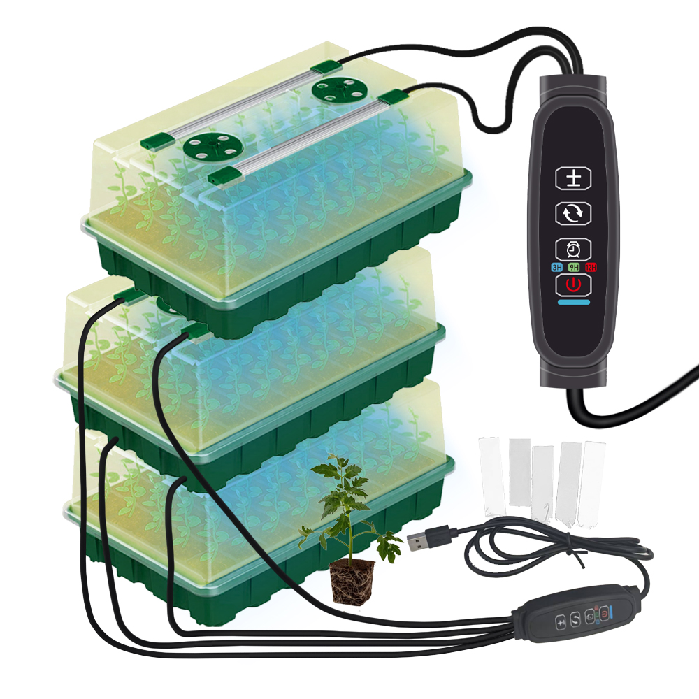 Smart Garden Domes - Neue Samen-Starterschalen mit hoher Kuppel-Keimbox-Kit –