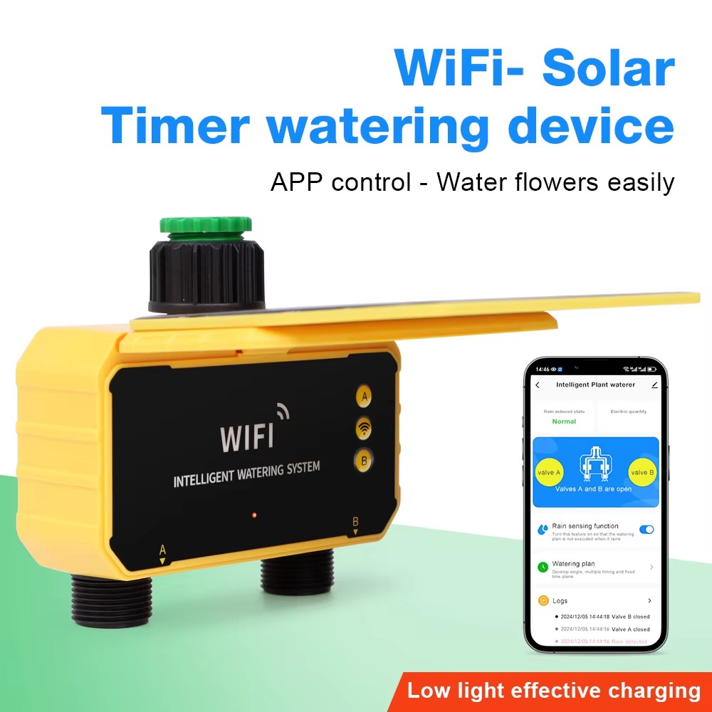 1/2 Ausgänge WLAN Solar-Bewäss – Smart Garden Tap Timer Bewertung und Preis