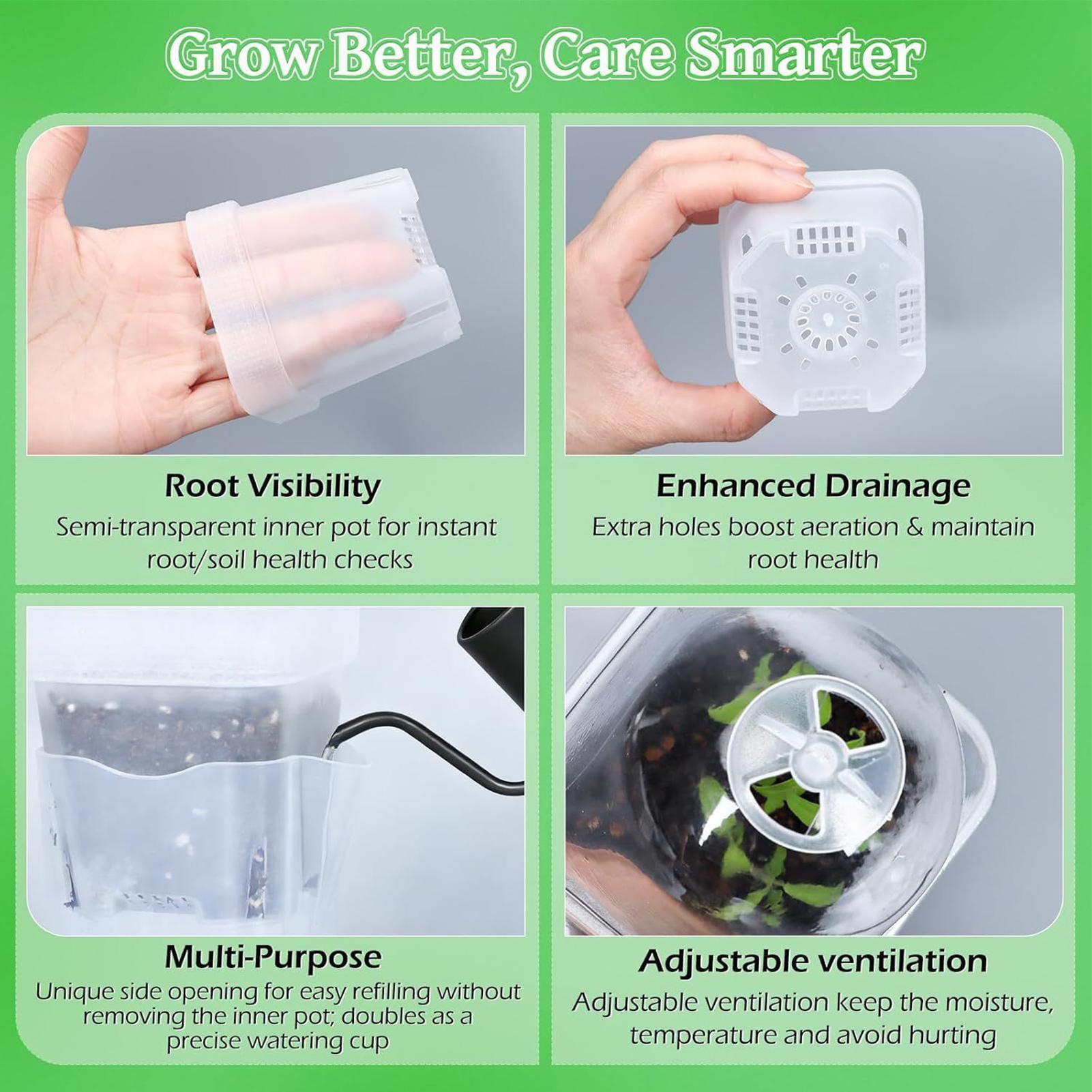 Selbstbewässernde Pflanzentöpf – Smart Garden Domes Bewertung und Preis