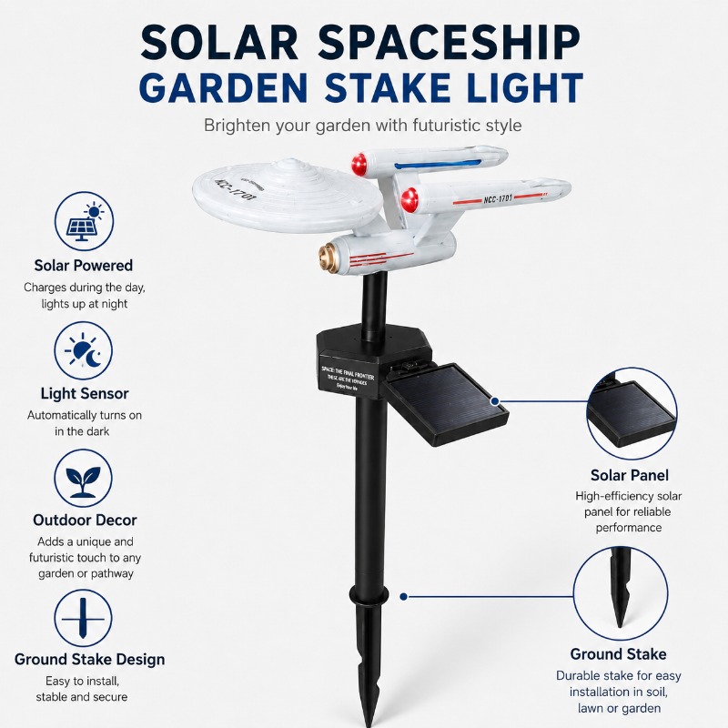 Star Trek USS Enterprise Solar – Smart Garden Light Camera Bewertung und Preis