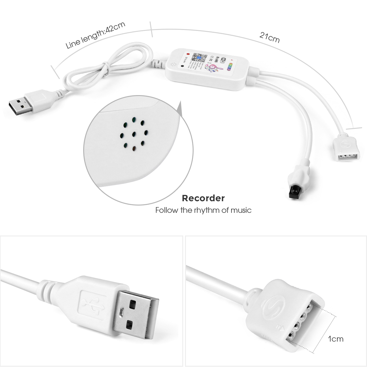 DC5V Tuya APP Wifi LED RGB Con – Smart Garden Light Controller Bewertung und Preis