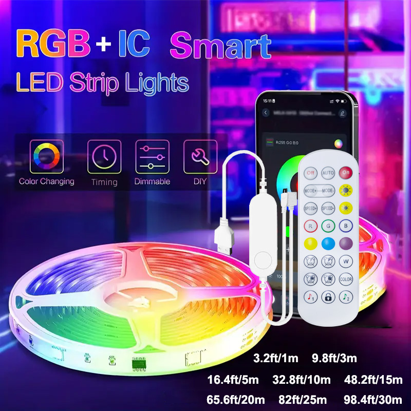 Tuya Smart WIFI RGBIC LED-Lich – Smart Garden Light Controller Bewertung und Preis