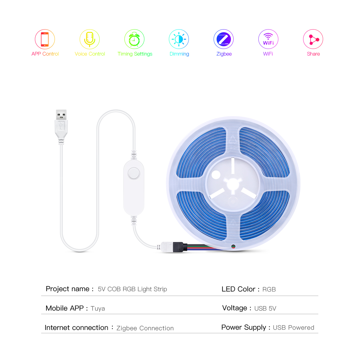 ZigBee LED-Streifen Smart Tuya – Smart Garden Light Controller Bewertung und Preis