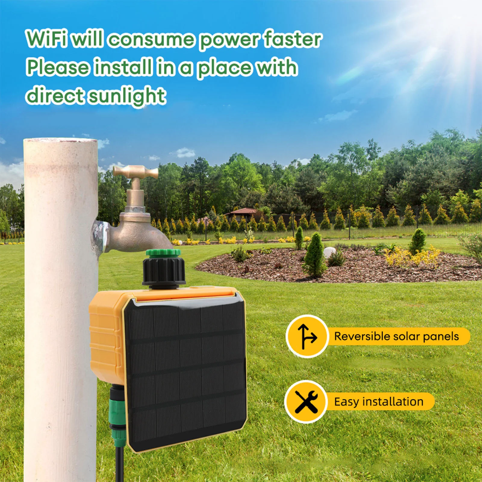 Solarbetriebener WLAN-Smart-Be – Smart Garden Irrigation Bewertung und Preis