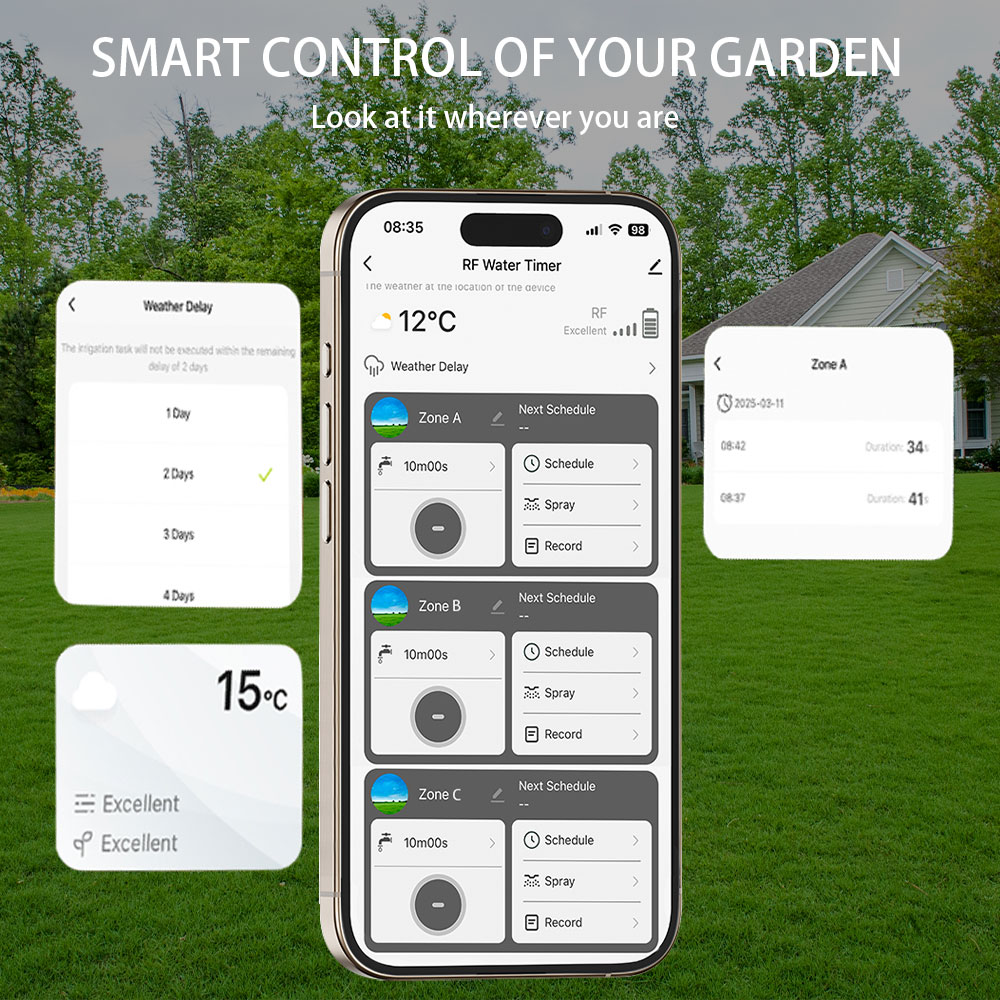 Tuya Wifi+RF433 3-Wege-Wassert – Smart Garden Irrigation Bewertung und Preis